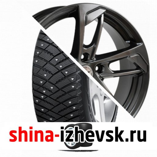 Колесо в сборе Goodyear Ultra Grip Ice Arctic SUV 225/65 R17 T 102 + RST R037 7xR17 5×114.3 ET45 DIA66.1 Насыщенный серебристый в Ижевске